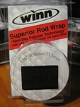 Winn Grips 96" Superior Fishing Rod Overwrap OW11-BK Solid Black. Fixed Price $26.21.