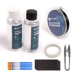 Ojydoiiiy Fishing Rod Repair Kit With Epoxy Glue, Wrapping Small, Transparent. Fixed Price $14.76.