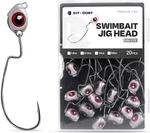 Ojy&doiiiy Fish Eye Swimbait Jig Heads, 12/20 Pack Weighted Hooks For Texas Rig. Fixed Price $17.57.
