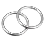 Uxcell 316 Stainless Steel Round Welded O-rings 45X6MM, Silver Tone. Fixed Price $12.16.