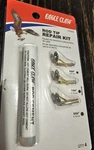 Eagle Claw Fishing Rod Tip Repair Replacement Kit 6/64" - 7/64" 8/64" Gold. Fixed Price $6.00.