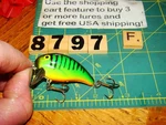 V8797 Pre Pradco Bandit Footloose W Triple Grip Hooks Fishing Lure. Fixed Price $16.95.