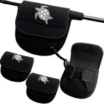 3 Pcs Neoprene Fishing Cover Sleeve For 4000 6000 Reels, Black. Fixed Price $23.73.