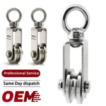 Heyous Type Swivel Pulley 304 Stainless Steel Duplex Bearing Detachable Wheel. Fixed Price $16.90.