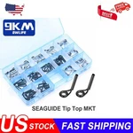 12 60PCS Black Micro Fishing Rod Tip Guide Repair Kit Build &. Fixed Price $7.90.