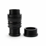 Lemke LCR1 Fly Reel Seat Hardware - Up Locking For .640 Inserts Black. Fixed Price $36.00.