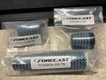 Forecast Carbon Fiber Grips Set Blue/black. Fixed Price $28.00.
