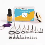 Ojydoiiiy Fishing Rod Eyelet Repair Kit Complete, Emergency Small, Spinning. Fixed Price $26.05.