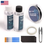 Ojydoiiiy Fishing Rod Repair Kit Epoxy Glue Wrapping Thread Clipper And Masking. Fixed Price $16.08.