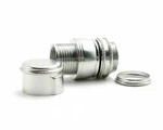 Lemke LCR1 Fly Reel Seat Hardware - Down Locking For .640 Inserts Nickel. Fixed Price $36.00.