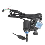 Chiffonade E-bike Thumb Throttle With Lcd Voltage Display Speed Control Power.... Fixed Price $18.35.