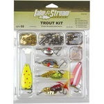 Lake & Stream Tackle Trout Kit, 68 Piece Made By Eagle Claw. Fixed Price $12.99.