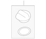 Genuine Subaru Filler Cap 15255AA161. Fixed Price $10.00.