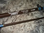 Fenwick Model Ca 625F W/ Lews Fuji Speed Fit Pistol Grip Handle 2-PC. Rod. Fixed Price $80.99.