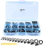 9KM Dwlife Fishing Rod Tip Repair Kit, Black Stainless Steel, Wear Resistant Cer. Fixed Price $17.15.