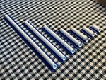 Round-rod Grip 7 Piece Master Kit 33", Curve-flex Longboards, Hand Sand Blocks. Fixed Price $74.95.