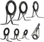 Honbay 7PCS Set Mixed Sizes Fishing Rod Eyes Guides Line Rings Repair Kit. Fixed Price $10.22.