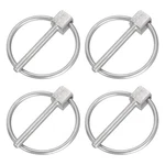 Uxcell 4PCS 1/8" 1" Linch Pin With Ring, Stainless Steel Round. Fixed Price $12.50.