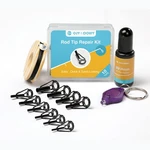Ojydoiiiy Fishing Rod Repair With Glue, Less Tips, Uv-glue-kit. Fixed Price $14.76.