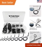 Comprehensive 75-PIECE Fishing Rod Repair Kit Ideal For Anglers & Enthusiasts. Fixed Price $34.98.